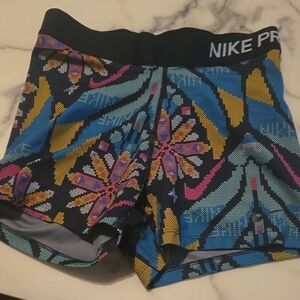 Nike Pro Multicolor Graphic Shorts